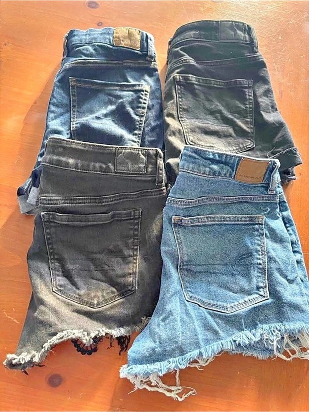 American Eagle Outfitters Distressed Denim Jean Shorts Lot